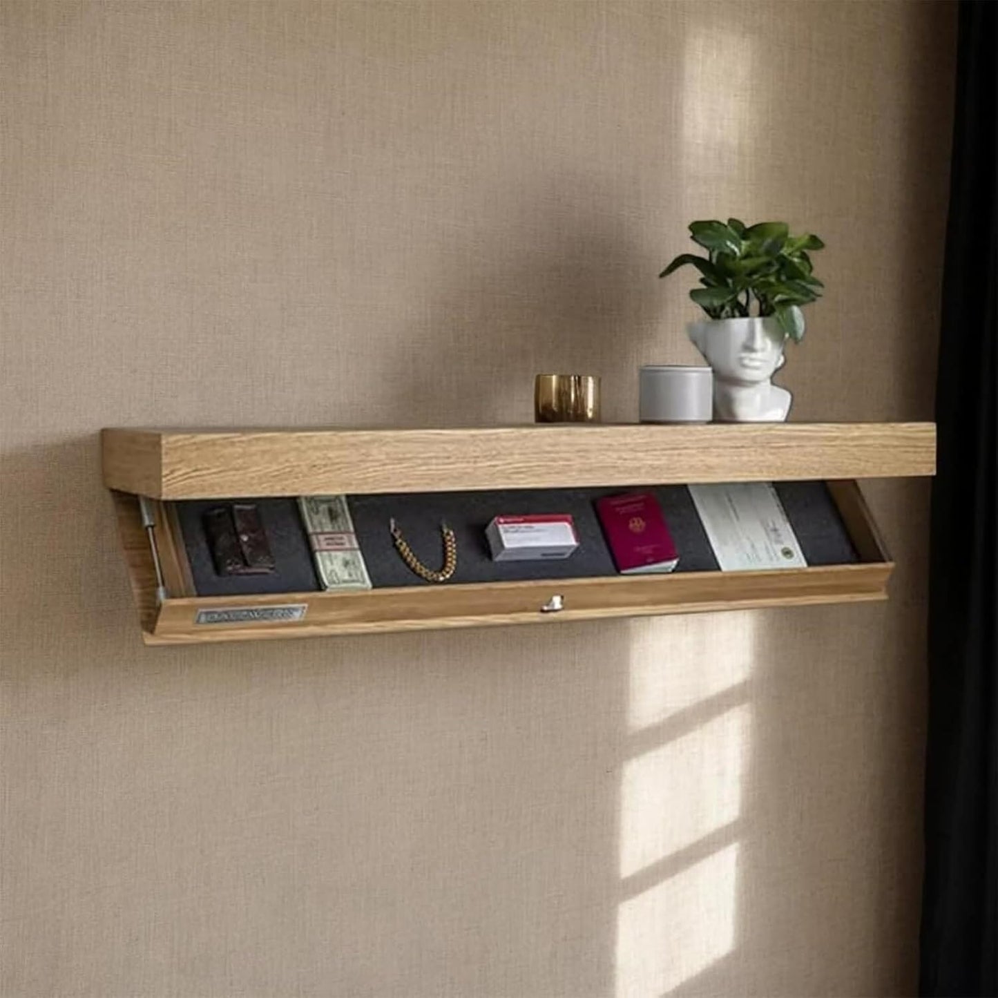 Étagère Murale - MagicShelf™ - Bois Naturel