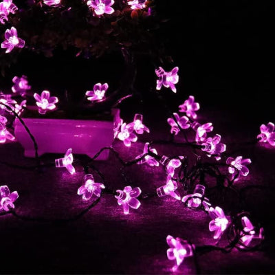 Guirlande Lumineuse - SolarBloom™ - Rose