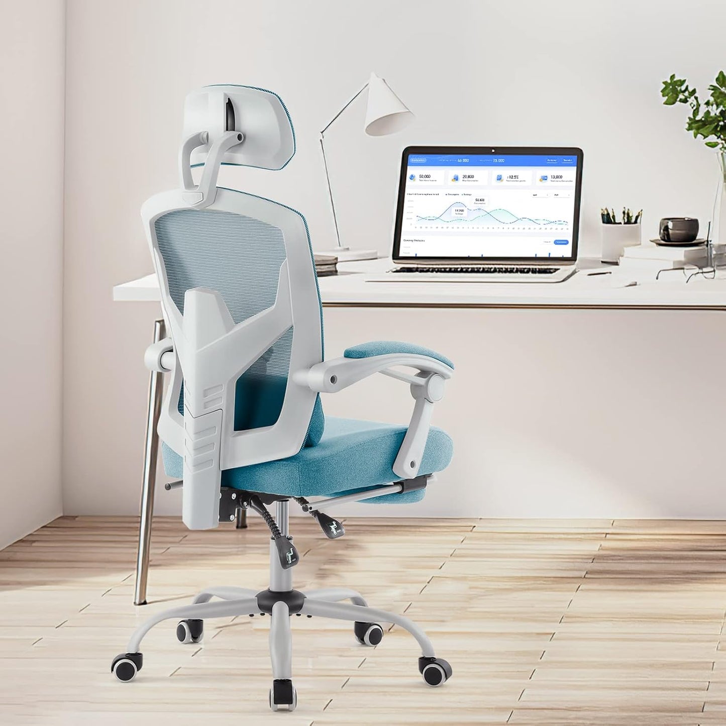 Chaise Ergonomique - ZenPosture™ - Bleu