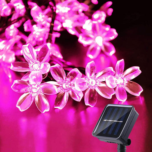 Guirlande Lumineuse - SolarBloom™ - Rose