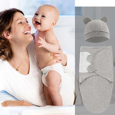 SAC DE COUCHAGE BEBE - BabyWrap™ - Gris