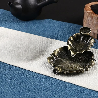 Porte Encens - AromatherapyIncense™ - Coquillage Verte