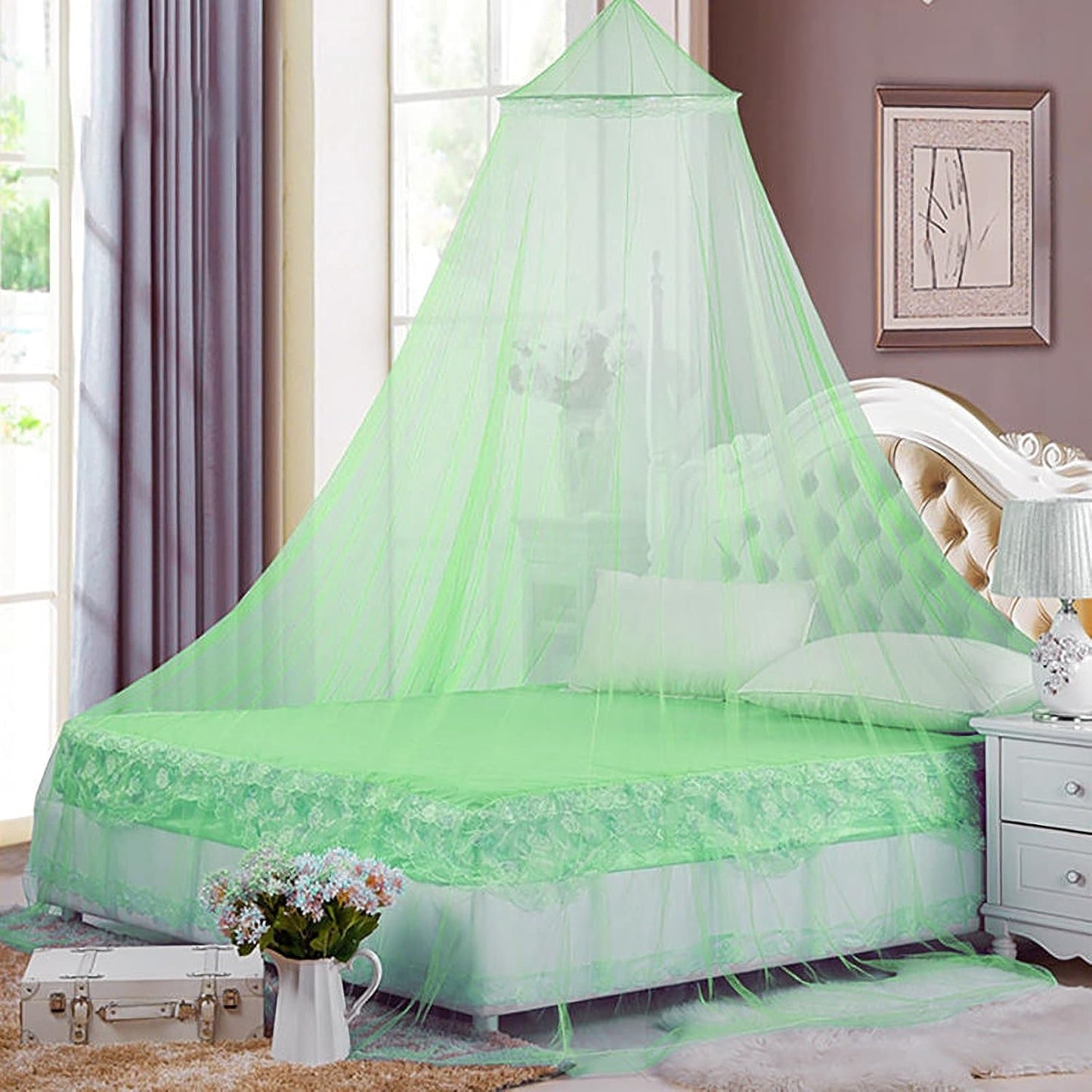 Moustiquaire Lit - PrincessMosquitoDome™ - Vert