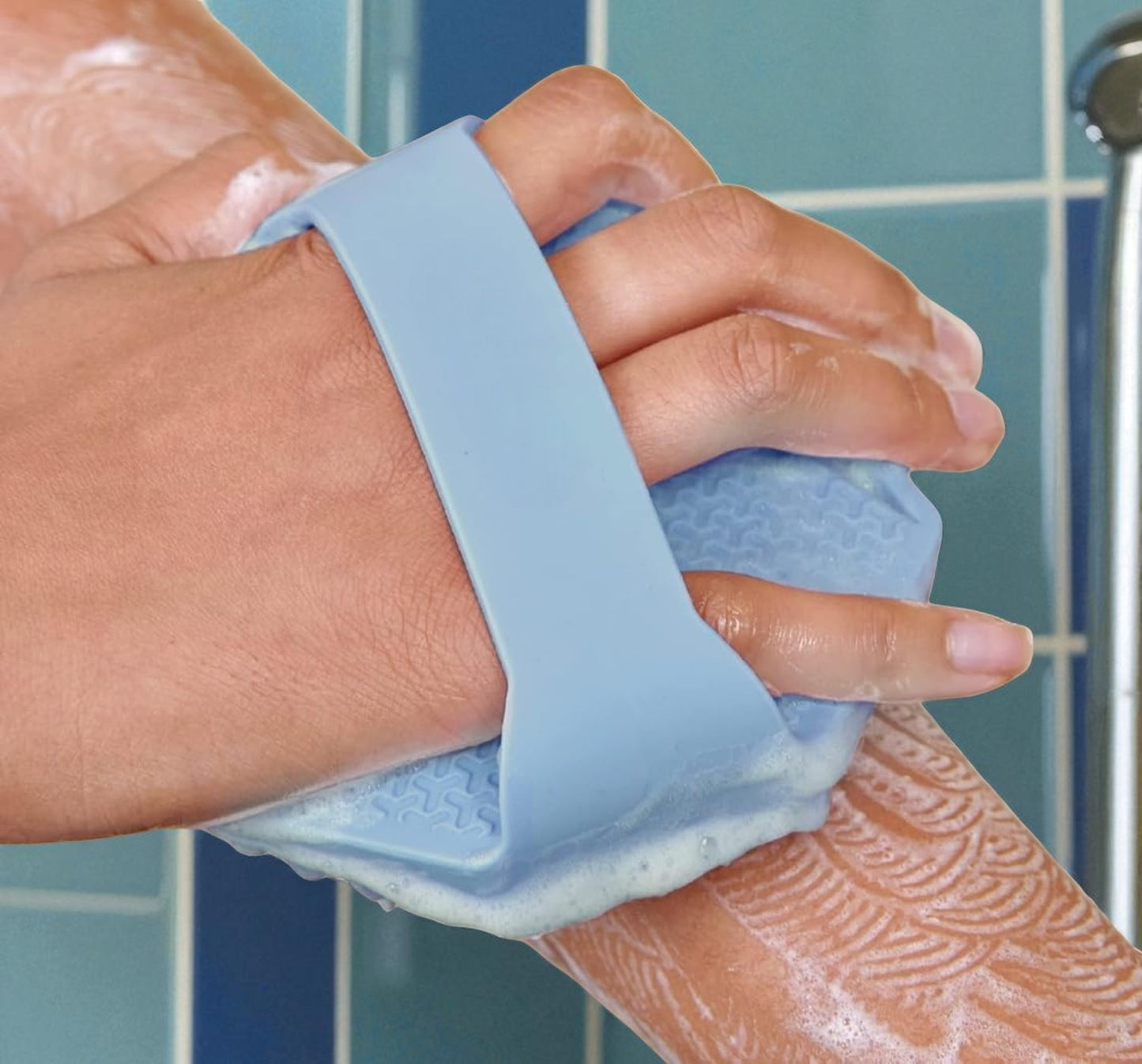 Brosse pour le Corps - SilkoScrub™ - Bleu