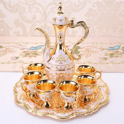 Cafetière Turque - VintageTurkCoffeeSet™ - Blanc & Doré