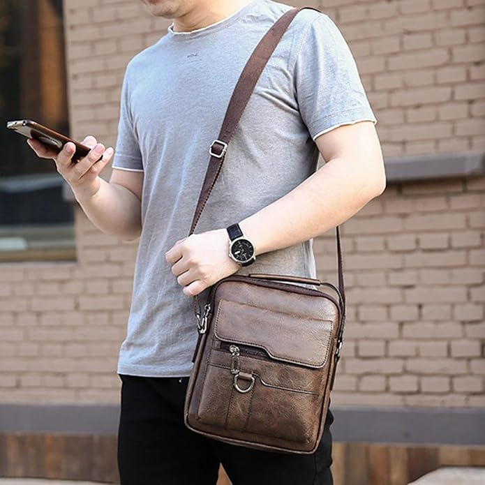 Sac à Dos en Cuir - BriefCaseBackpack™ - Auburn