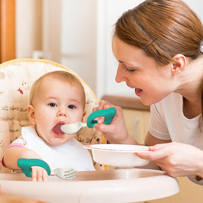 CUILLERE BEBE - LittleUtensils™ - Vert
