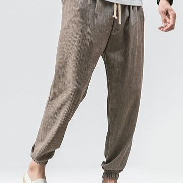 Pantalon en Lin Homme - ModestFlow™ - Gris