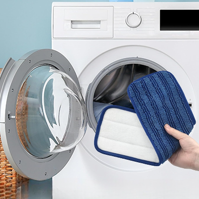 BALAI MICROFIBRE - EcoMopPad™ - Bleu