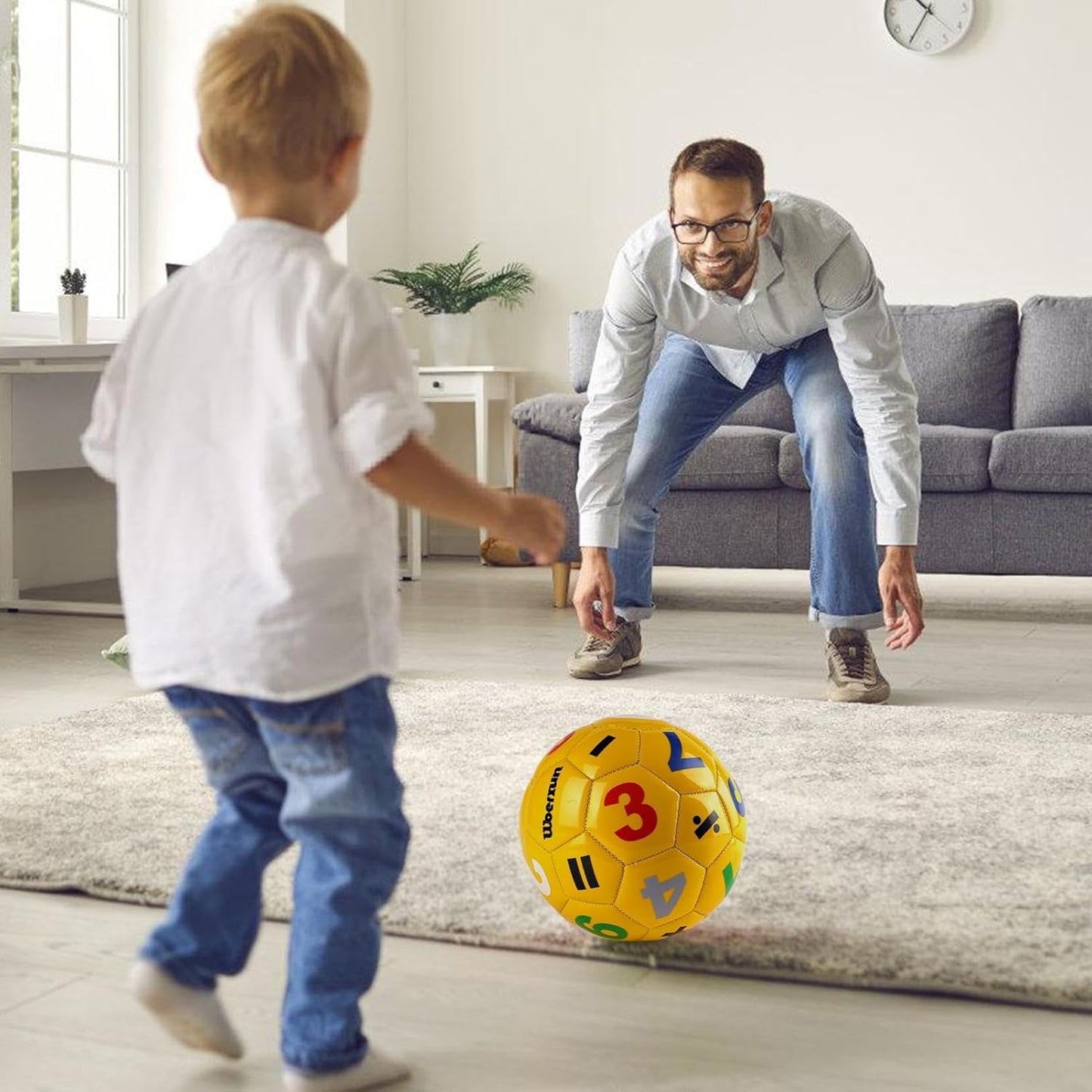Ballon Foot - FootFunKid™ - Jaune