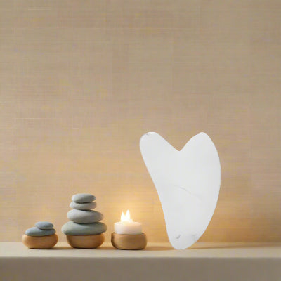 Rouleau Massage Visage - ZenRoller™ - Plaquette Blanche