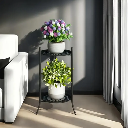 Support pour les Plantes - MetalBloom™ - Noir