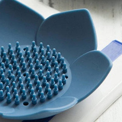 Porte savon douche - SoapBoxLotus™ - Bleu