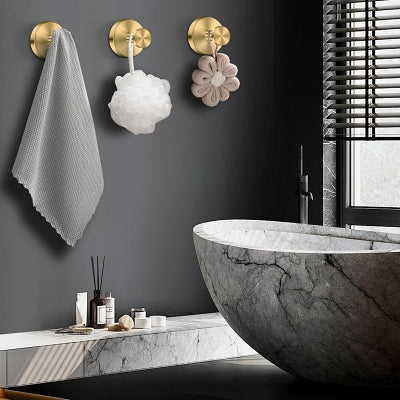 Support Douche - SuctionCupHooksforShower™ - Or