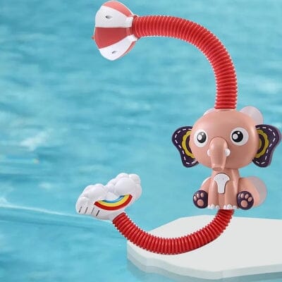 Jouet de bain bébé -  CuteBabyBathToys™ - Elephant rouge