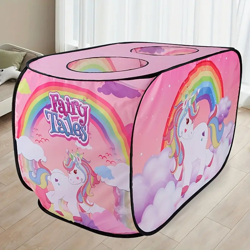 Tente de Jeu Enfant - TenteMagik™ - Tente Licorne Rose