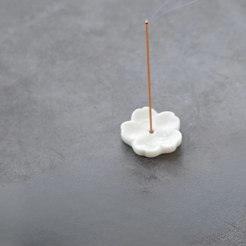 Porte Encens - SakuraZen™ - Blanc Pur