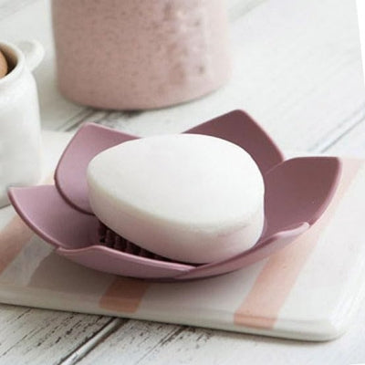 Porte savon douche - SoapBoxLotus™ - Rose