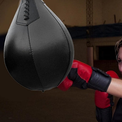 Sac De Boxe - LeatherPunchingBall™ - Noir