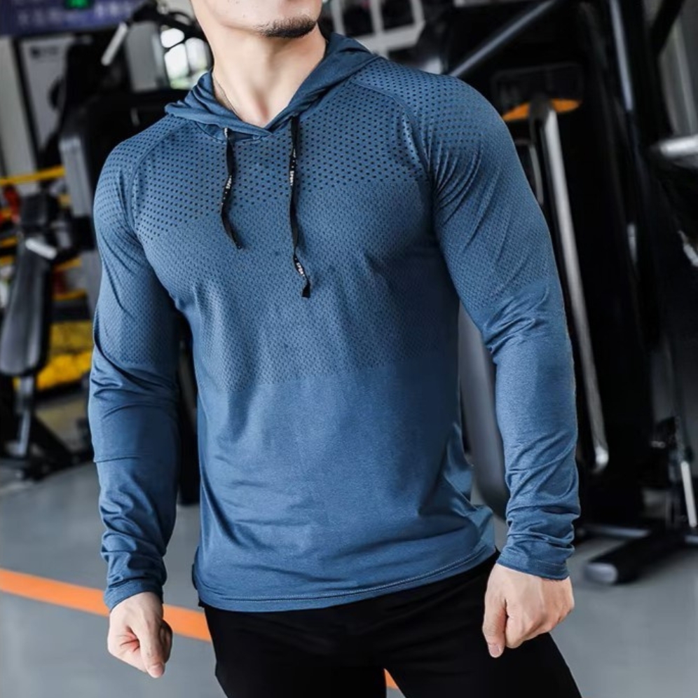Sweat à Capuche Homme - PowerFit™ - Bleu