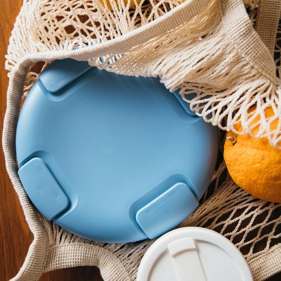 Boite de Conservation Alimentaire - SiliconeFoldingBox™ - Bleu Nordique