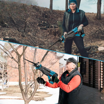 Scie Electrique - EdgeCraft™ - Bleu