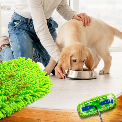Serpillère Microfibre - MopFlex™ - Vert Anis Chenille