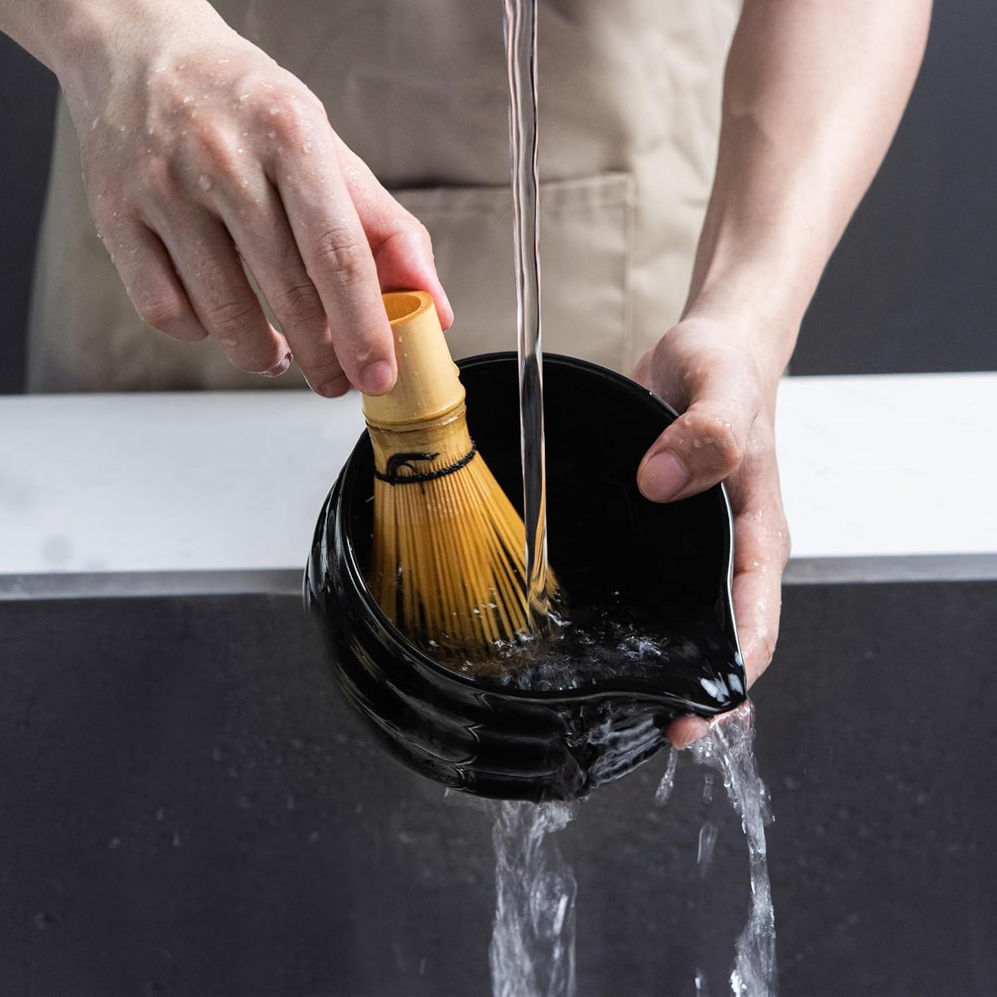 Service à Thé Japonais - ZenMatchaTeaSet™ - Noir