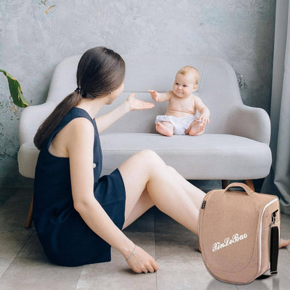 Lit Bebe Pliable - CozyNest™ - Kaki