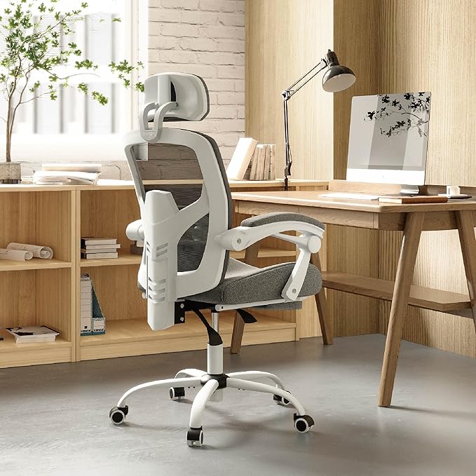 Chaise Ergonomique - ZenPosture™ - Gris