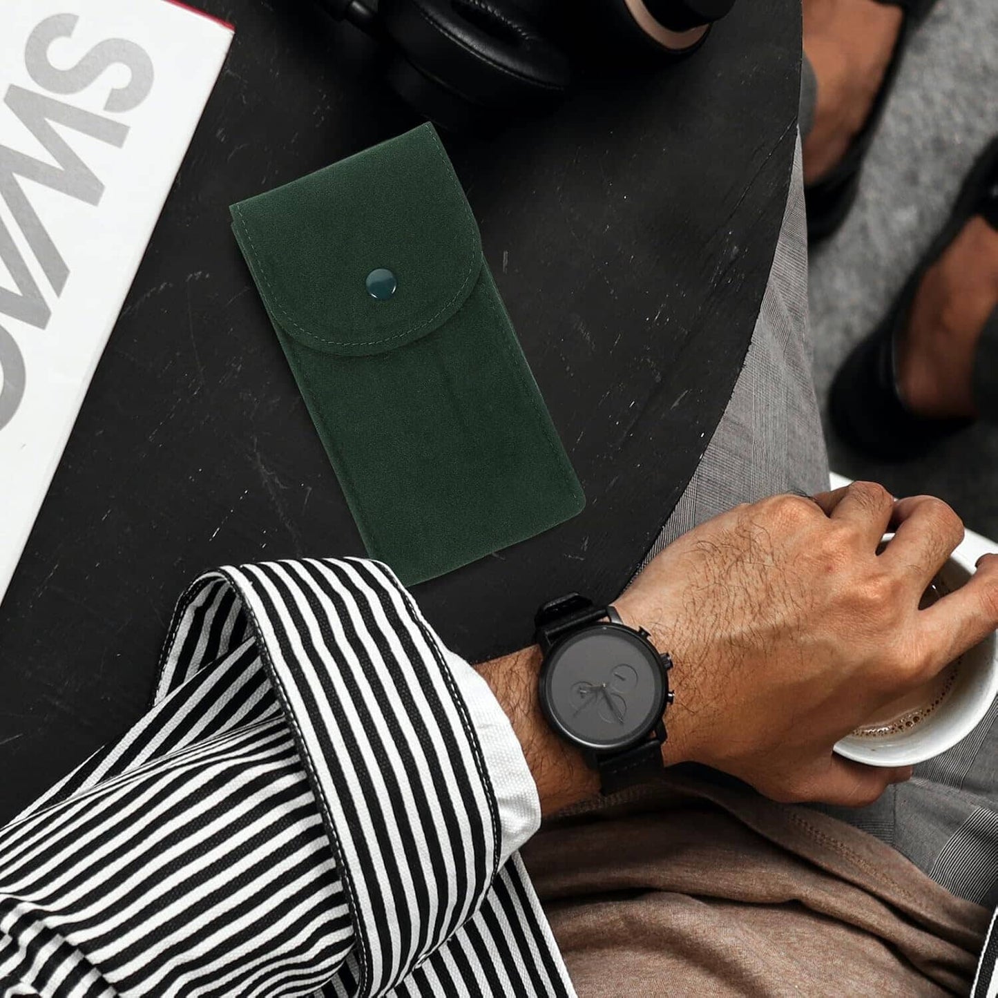 Pochette De Voyage - WatchProtectionPouch™ - Vert