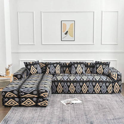 LoungeProtec™ - Losanges Bleu Beige