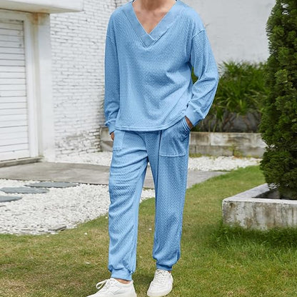 Tenue Été Homme - UrbanEaseSet™ - Bleu Cliel