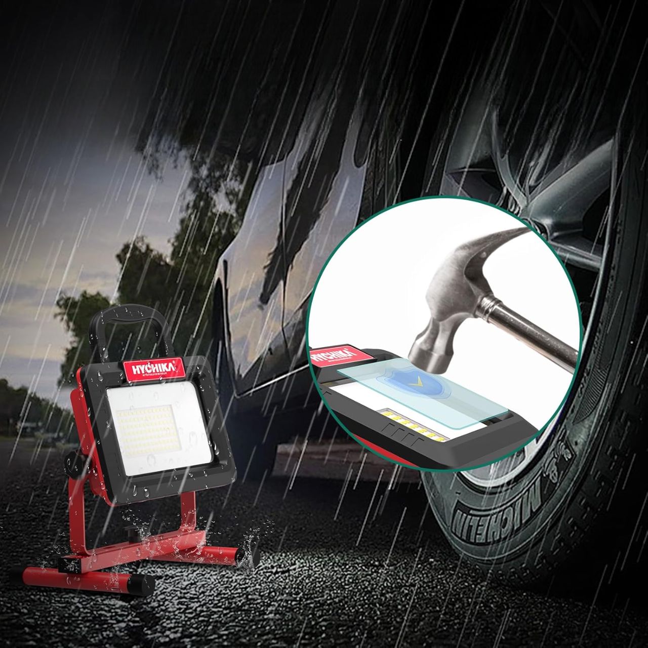 Lampe de Travail - PortableWorkLamp™ - Rouge