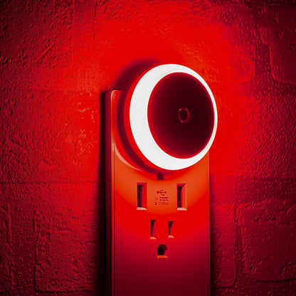 Veilleuse LED - SoftGlow™ - Rouge