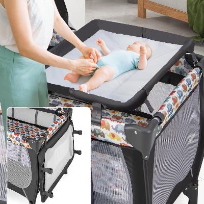Lit Pliable pour Bébé - HappyTraveller™