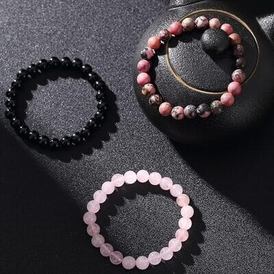 CrystalBracelets™ - Rose Noir
