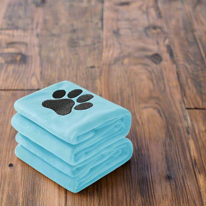 Serviette pour Chien - PawDry™ - Bleu Ciel