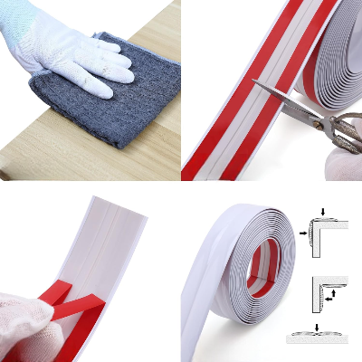 Protection Coin de Table - BabyBumper™ - Blanc