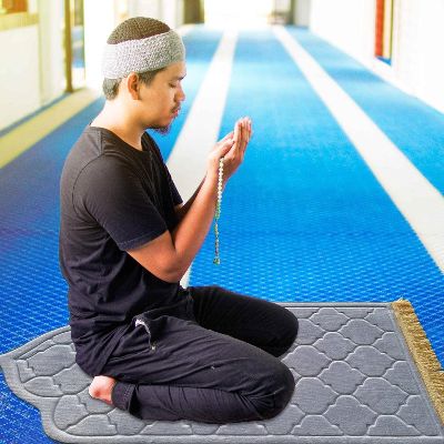 Tapis de priere - PrayerMat™ - Gris Clair