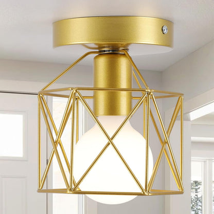 Plafonnier Led - RoundGlowLED™ - Doré