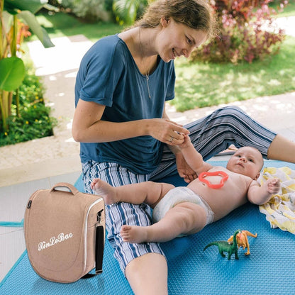 Lit Bebe Pliable - CozyNest™ - Kaki