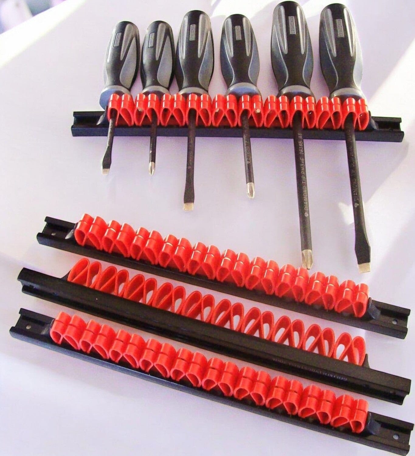 Porte Outils Mural - ToolRack™ - Rouge