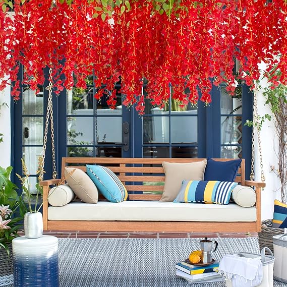 Guirlande Fleurs  - SilkBloom™ - Rouge
