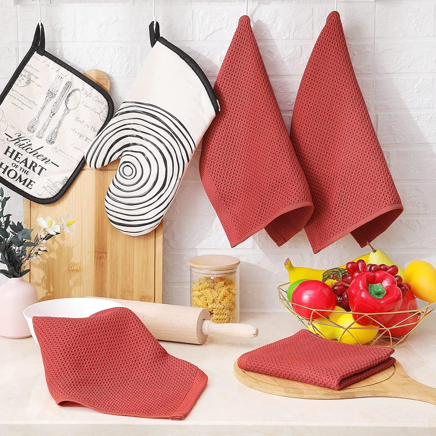Torchon de Cuisine - CottonClean™ - Rouge