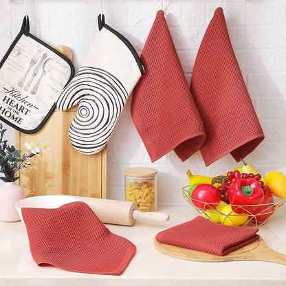 Torchon de Cuisine - CottonClean™ - Rouge