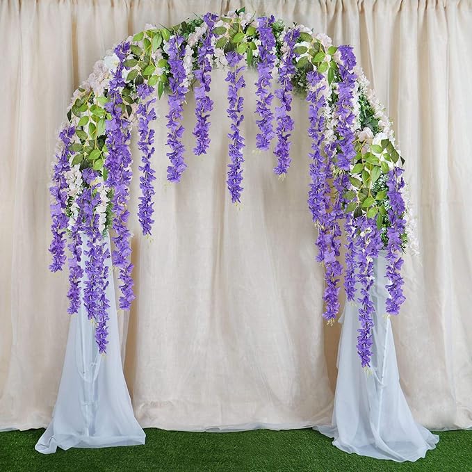 Guirlande Fleurs  - SilkBloom™ - Violet