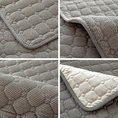 Housse de Canapé - PlushSofa™ - Gris Clair
