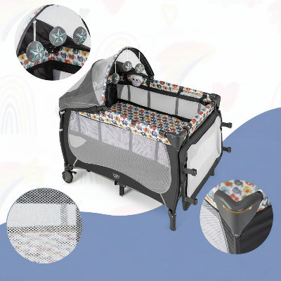 Lit Pliable pour Bébé - HappyTraveller™