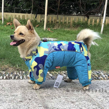 Doudoune pour Chien - WinterDogWarmJacket™ - Bleu Clair